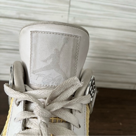 Air Jordan 4 Retro Pure Money 2017 White Men’s Shoes - Men’s Size 10 - Picture 9 of 12